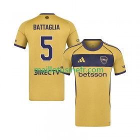 Maillot de Foot CA Boca Juniors Rodrigo Battaglia 5 Extérieur 2025-26